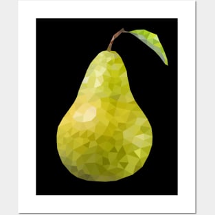 Low poly pear Posters and Art